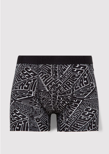 Baskılı Siyah Boxer 0911634-900