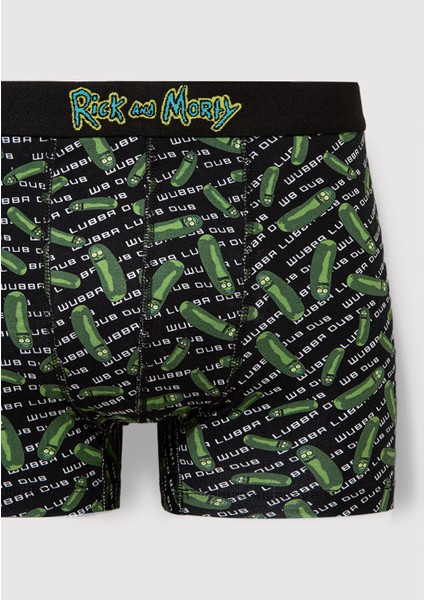 Rick And Morty Detaylı Siyah Boxer 0911630-900 fiyatları
