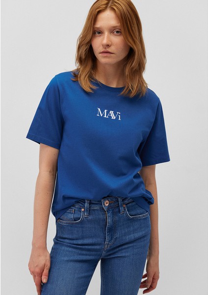 Mavi Logo Baskılı Lacivert Tişört 1611594-82625 fiyatları