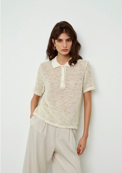 Bej Polo Tişört 1612644-70020