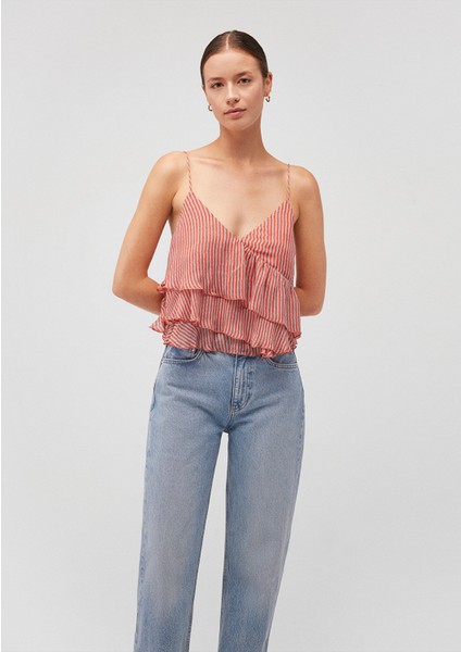 Askılı Fırfırlı Bluz 1210858-88006 fiyatları