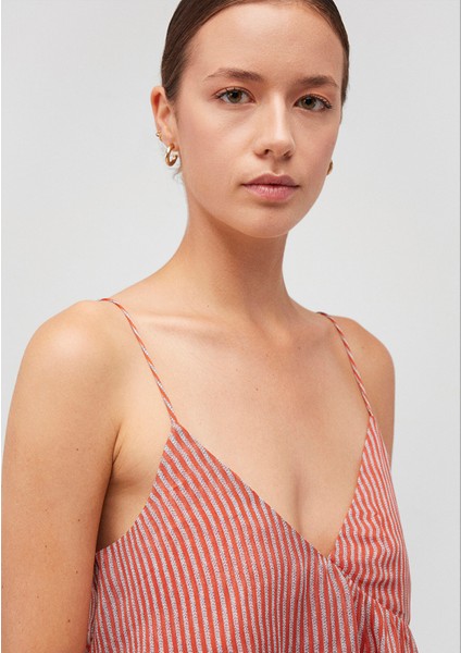 Askılı Fırfırlı Bluz 1210858-88006 indirimleri