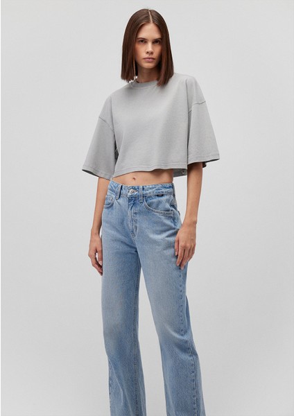 Gri Basic Crop TIŞÖRT1612662-70098