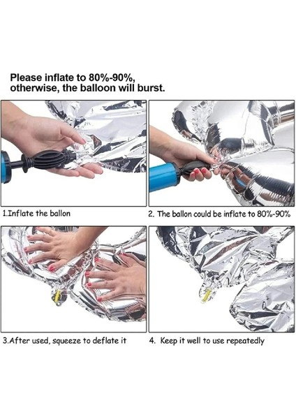 Folyo Balon Rakam Helyum Balon 76 cm Siyah fiyatları