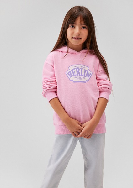 Berlin Baskılı Pembe Sweatshirt7S10061-71027