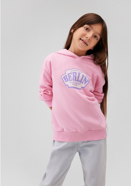 Berlin Baskılı Pembe Sweatshirt7S10061-71027