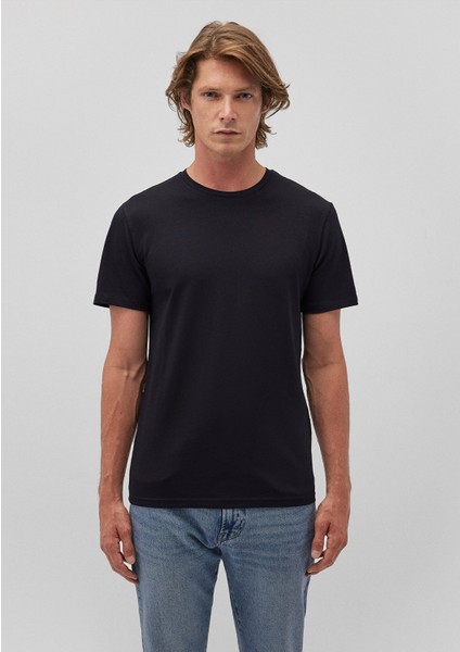 Stretch Siyah Basic Tişört 061747-900