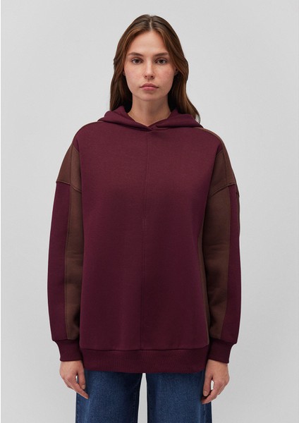 Bisiklet Yaka Bordo Sweatshirt 1S10200-87830