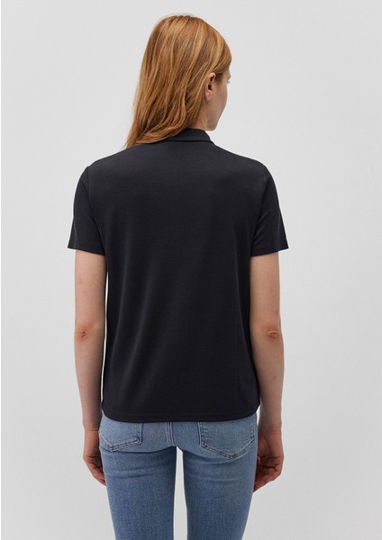 Lux Touch TENCEL TM Siyah Modal Polo Tişört 1612695-900 fırsatları