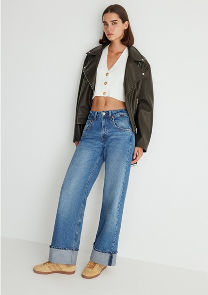Sandra Classic Denim Vintage Indigo Mavisi Jean PANTOLON1010858-89119 modelleri