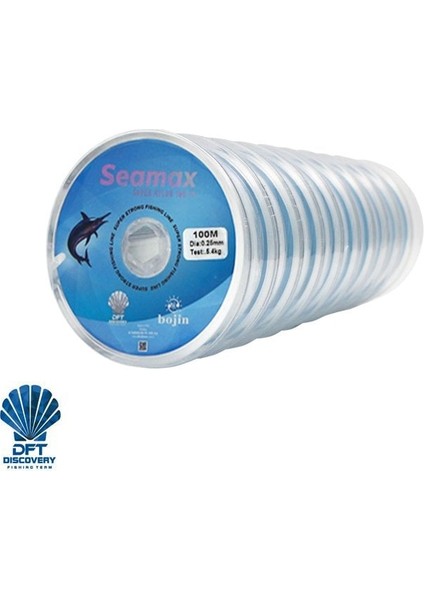 Bojin Seamax Misina 10 Lu Makara 100 M - 0.25 mm