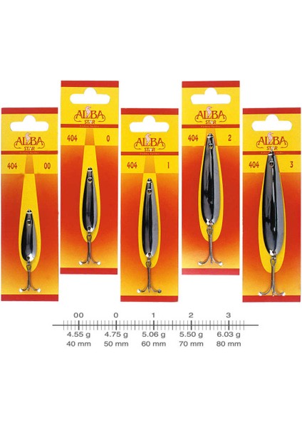 404 Lüfer Olta Kaşığı Düz No:00
