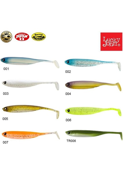 Makora 3D Shad Tail 3'' (7.62 Cm) 7p 005 Rengi Silikon Yem