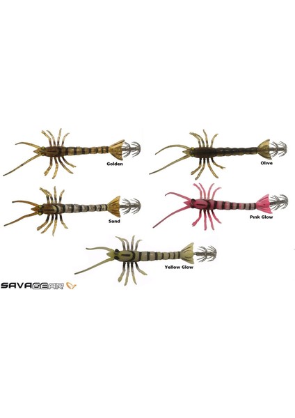 3D Tpe Shırımp Egı Jıg 9.2 cm 14 gr Suni Yem Olive Rengi