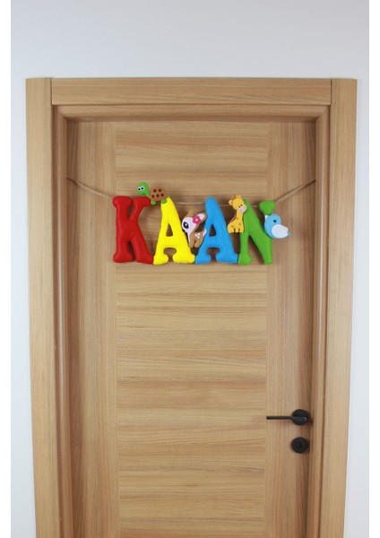 Kaan Isimli Erkek Bebek ve Hastane Odası Kapı Süsü