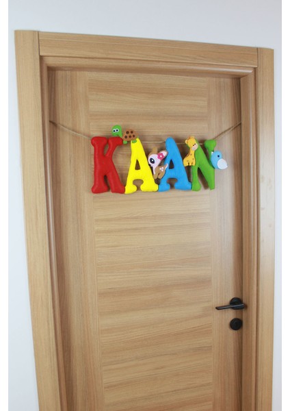Kaan Isimli Erkek Bebek ve Hastane Odası Kapı Süsü