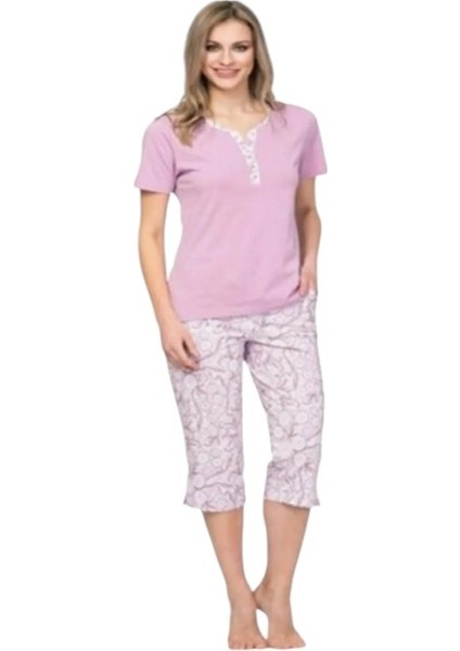 7638-ÇIFT Kaplan Kapri Pijama Takımı-