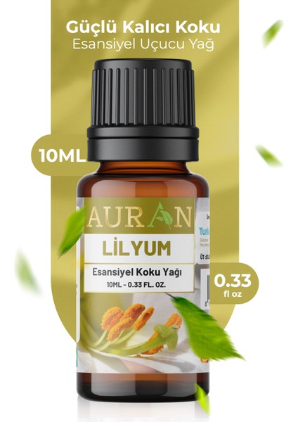 Lilyum Esansiyel Uçucu Koku Yağı Difüzör Esansı Buhurdanlık Yağı Aromaterapi Yağı 10ml