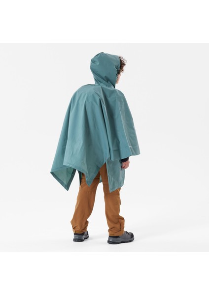 Forclaz Çocuk Outdoor Panço Yağmurluk - 7/15 Yaş - Yeşil - MH100 fiyatları