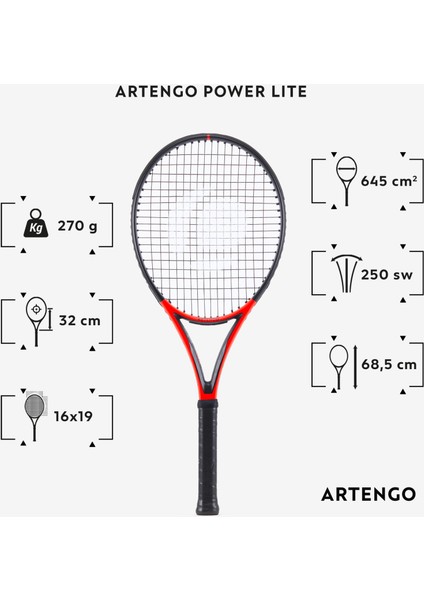 Artengo Yetişkin Tenis Raketi - 270 g - TR990 POWER LITE