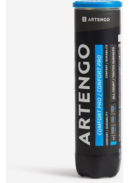 Artengo Tenis Topu - 4 Adet - Sarı - Çok Işlevli - Confort Pro indirimleri