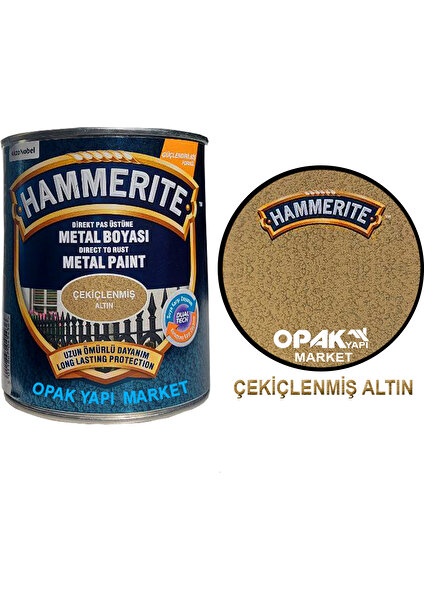 Hammerite Çekiçlenmiş Altın 0,75 Lt 1 kg