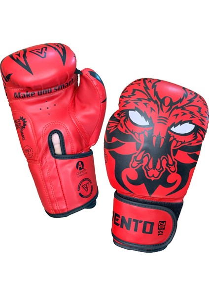 Drago Boks Eldiveni Kırmızı 16 oz Cırt Bantlı Suni Deri Malzeme ile Üretilmiştir fırsatları