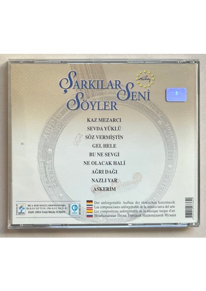 Şarkılar Seni Söyler Meyhanelerde Akşam 2 CD (Orjnal Dönem Baskı Cd)