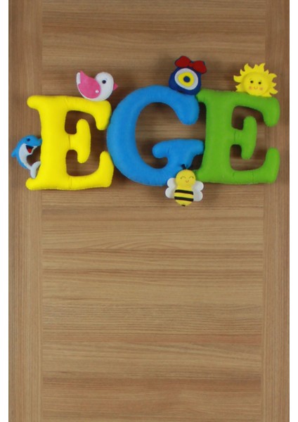 Ege Isimli Erkek Bebek ve Hastane Odası Kapı Süsü