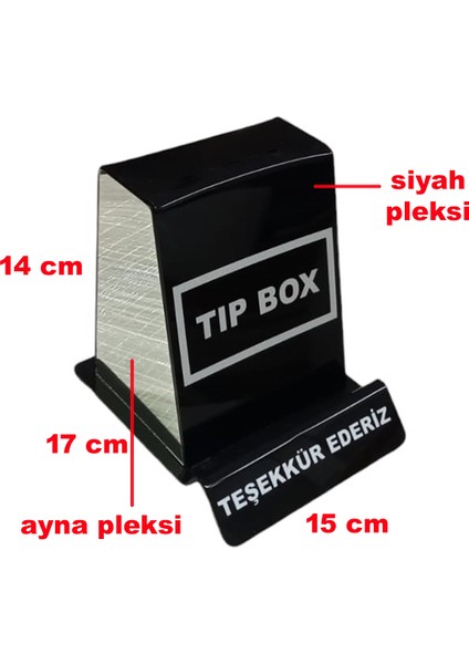 Aynalı Tip Box Bahşiş Kutusu