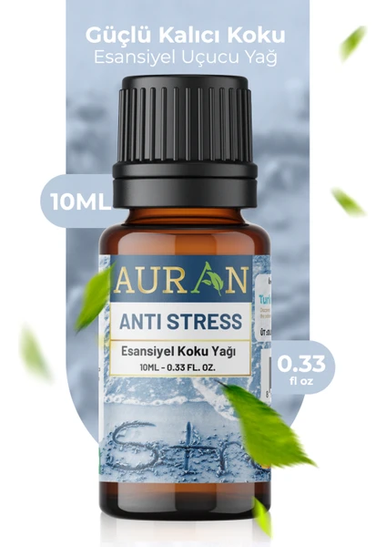 Anti Stress Esansiyel Uçucu Koku Yağı Difüzör Esansı Buhurdanlık Yağı Aromaterapi Yağı 10ml