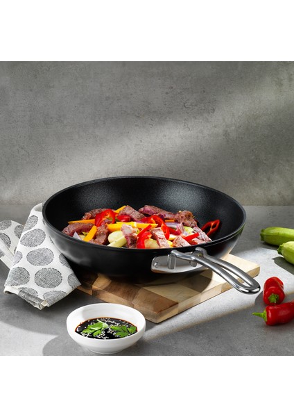 Gastronomie Master Granit Wok Tava 28CM-SIYAH