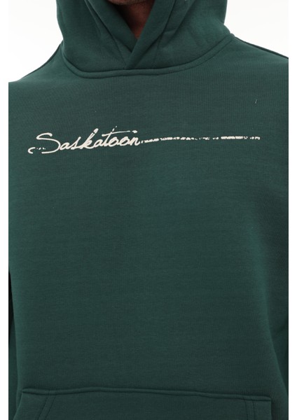 Nefti Sırt Şeritli Kapüşonlu Üç Iplik Oversize SWEATSHIRT-2437 fırsatları