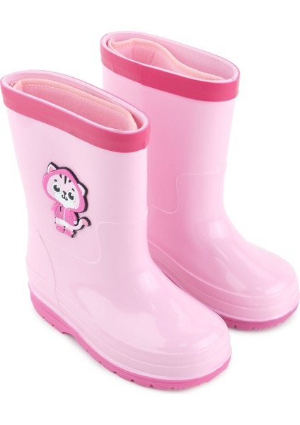 Kız Çocuk Kışlık Içinde Çıkarılabilir Ek Çoraplı Su Geçirmez Yağmur Bot Çizme modelleri