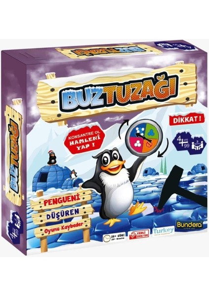Yeni Penguen Buz Tuzağı Akıl Oyunu Eğitici,zeka ve Strateji Oyunu V2 fiyatları