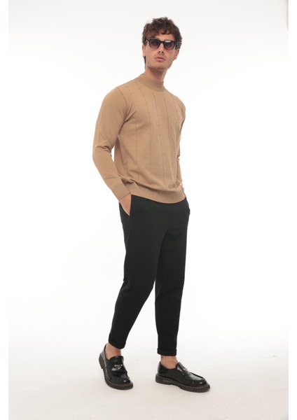 Kamel Balıkçı Yaka Triko Kazak- 2443 indirimleri