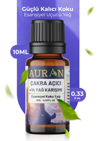 Çakra Açıcı Esansiyel Uçucu Koku Yağı Difüzör Esansı Buhurdanlık Yağı Aromaterapi Yağı 10ml