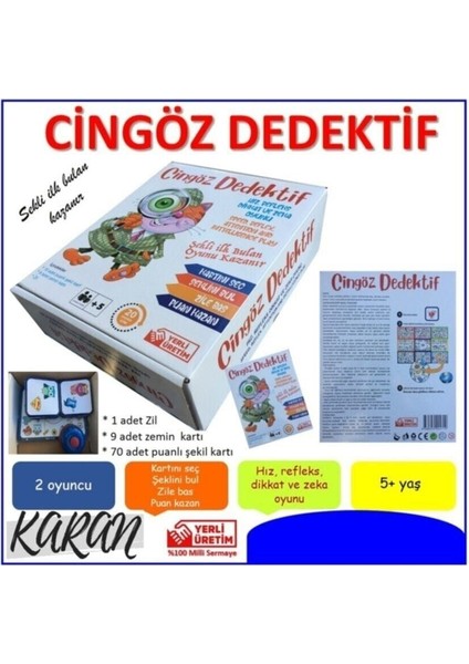Dedektif Oyunu Dedektif Plus Hızlı Dedektif Cingöz Dedektif Akıl ve Zeka Oyunu fiyatları