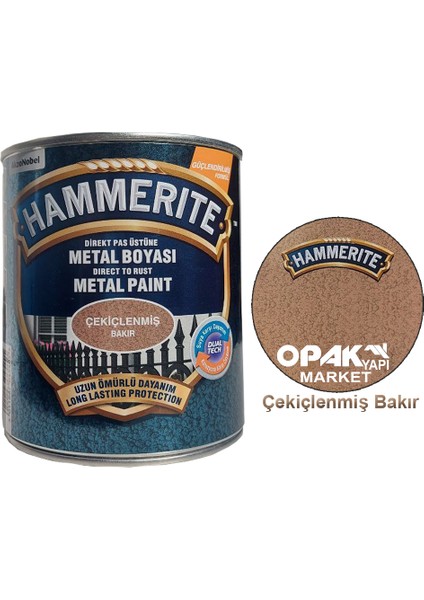 Hammerite Çekiçlenmiş Altın 2,5lt (3,5 Kg)