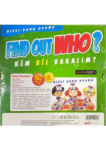 Ben Neyim? What Am I ? Bil Bakalım Ben Kimim fiyatları