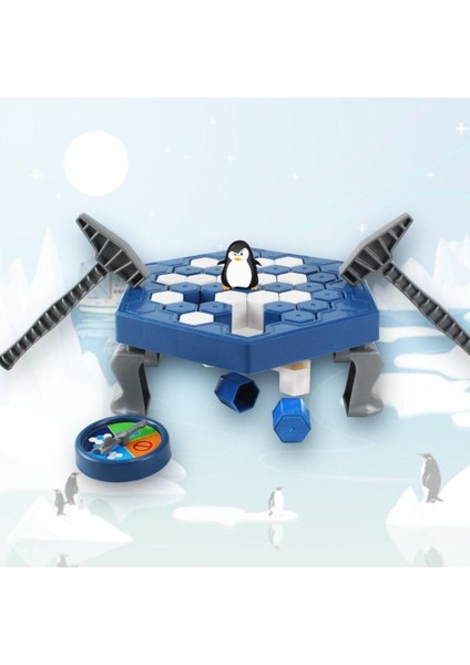 Penguen Buz Kalesi Buz Kırma Oyunu Buz Tuzağı Zeka ve Strateji Oyunu Penguen Düşürme Oyunu V2 modelleri