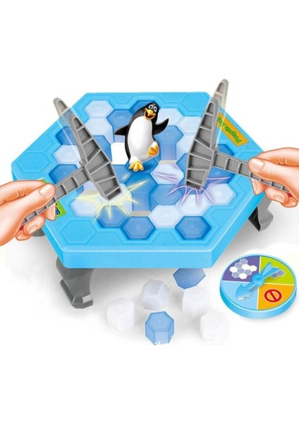 Penguen Buz Kalesi Buz Kırma Oyunu Buz Tuzağı Zeka ve Strateji Oyunu Penguen Düşürme Oyunu V2 indirimleri