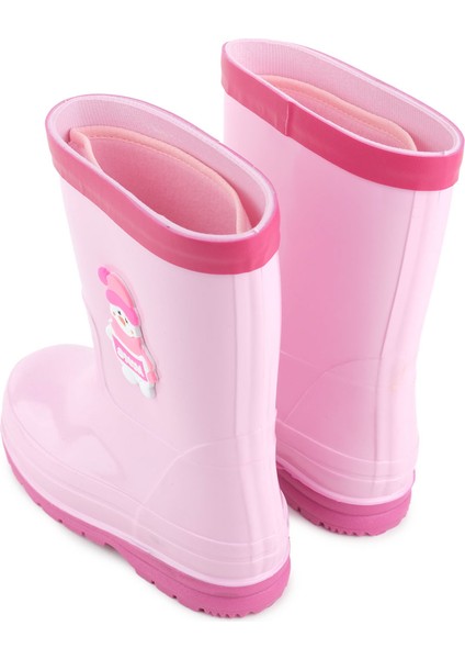Kız Çocuk Kışlık Içinde Çıkarılabilir Ek Çoraplı Su Geçirmez Yağmur Bot Çizme fırsatları