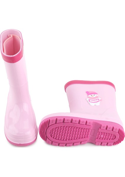 Kız Çocuk Kışlık Içinde Çıkarılabilir Ek Çoraplı Su Geçirmez Yağmur Bot Çizme indirimleri