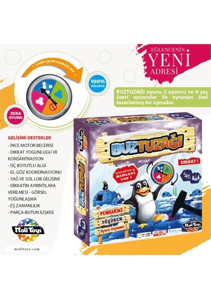 Penguen Buz Oyunu Buz Kırma Süper Bambu Çubuklar Sihirbaz Çubuklar Xl Süper Ikili Set modelleri