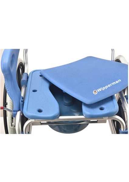Bas Çıkar Arka Tekerlekleri Dar Alanlarda Kullanım Kolaylığı Sağlayan Tekerlekli Banyo ve Tuvalet Sandalyesi fiyatları