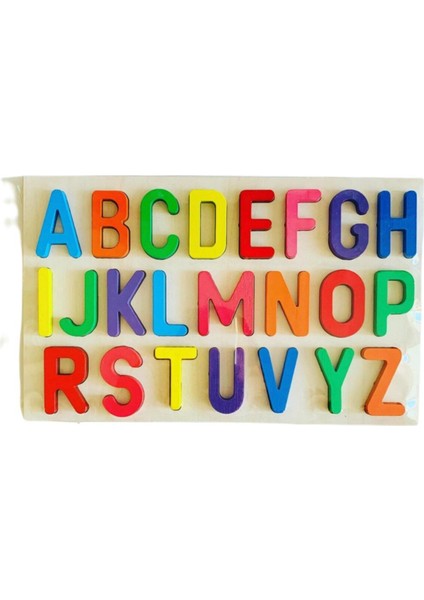 Ahşap Puzzle 3'ü 1 Arada Alfabe - Geometri - Sayılar