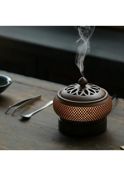 Seramik Elektrikli Tütsü Brülörü, Zamanlama ve Sıcaklık Ayarlı Aroma Difüzörü