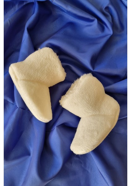 Peluş Bebek Tüylü Kaymaz Taban Patik 0-12 Ay Panduf fiyatları