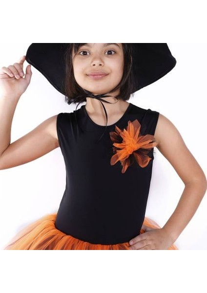 Siyah Şapkalı Süpürgeli Cadı Kostümü - Halloween Bayramı - Cadılar Bayramı Kostümü fiyatları